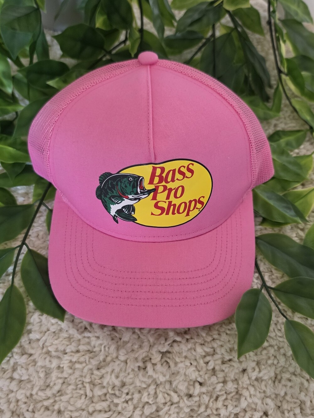 Bass Pros Medium Pink Trucker Hat